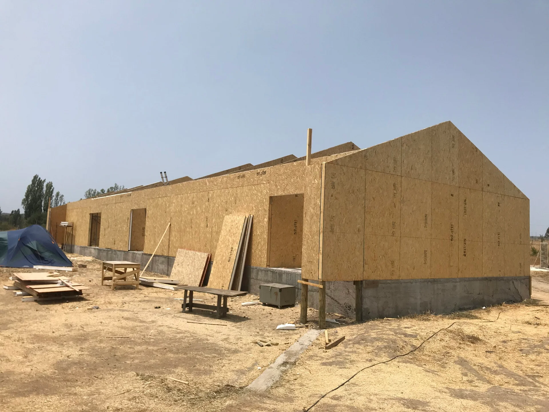 Montaje de una vivienda con paneles SIP de placas estructurales de madera